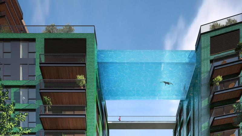 Культура Story: Прозрачный бассейн, парящий над улицами Лондона!