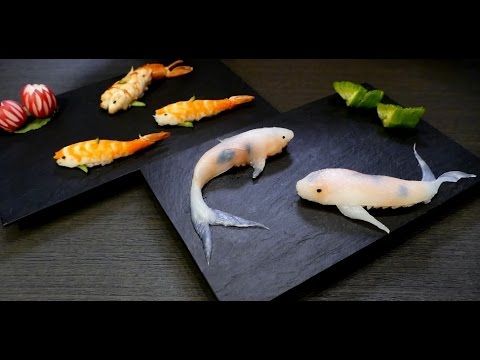 Общество Story: Как сделать суши в форме декоративных рыбок