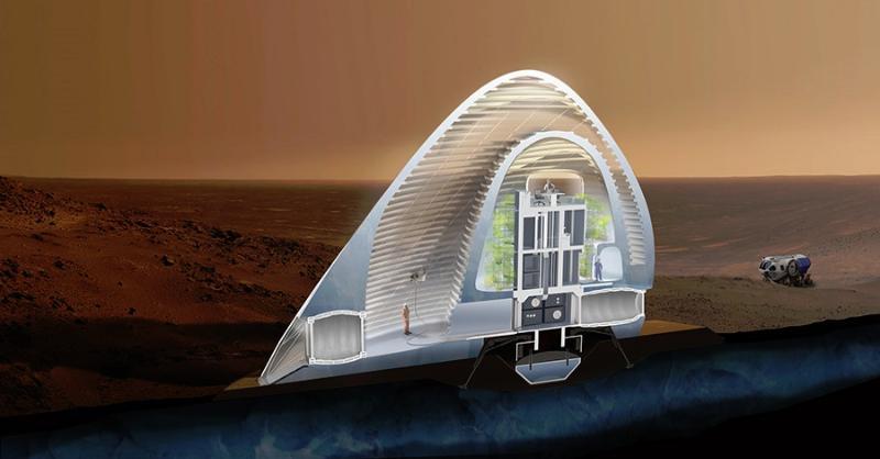 Наука Story: NASA выбрало проект "Ледяной Дом" как место обитания будущих колонистов Марса!