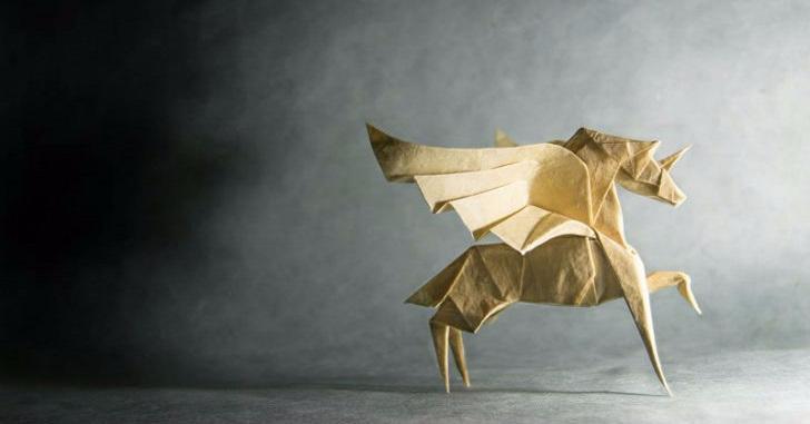 Культура Story: Невероятные оригами-поделки от испанского художника!