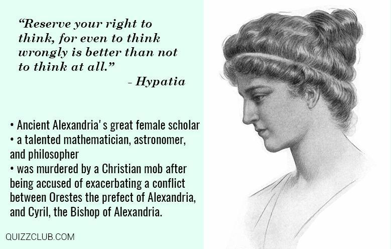 History Story: #3 Hypatia