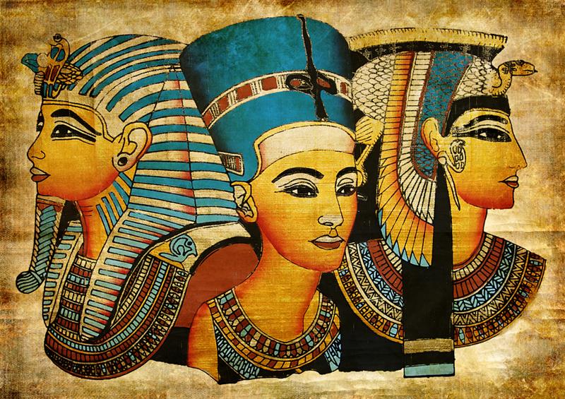 Culture Story: #3 Both men and women wore makeup that was originally used as a protection from the sun. The Egyptians also believed that makeup had a healing power