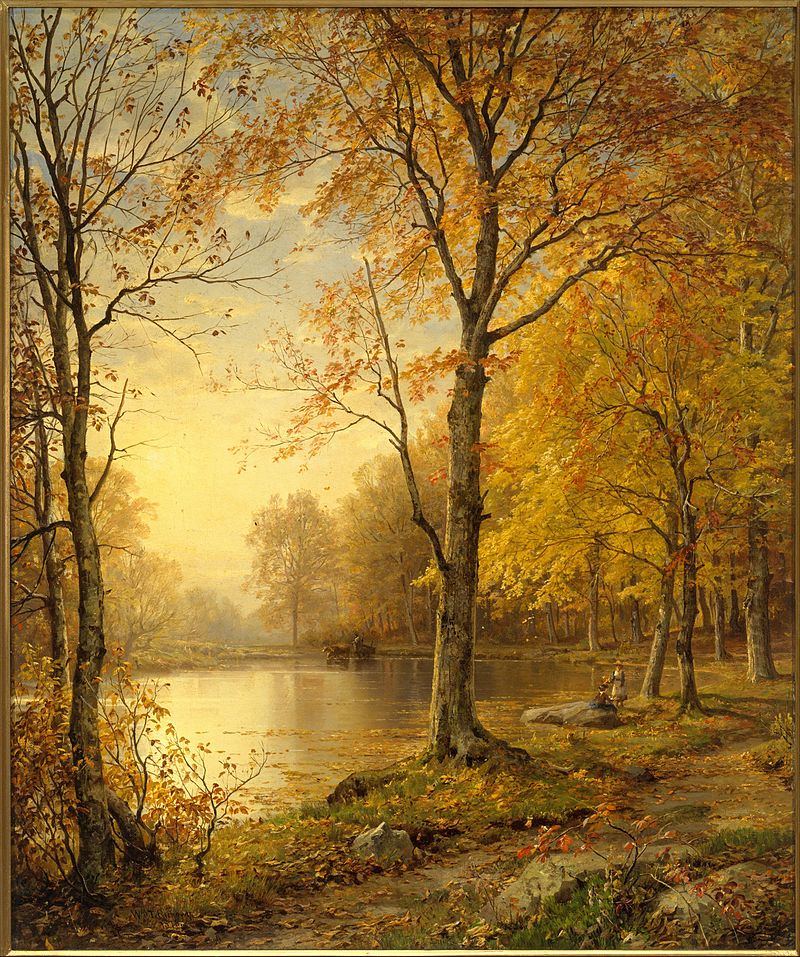 art Story: Indian Summer by William Trost Richards: