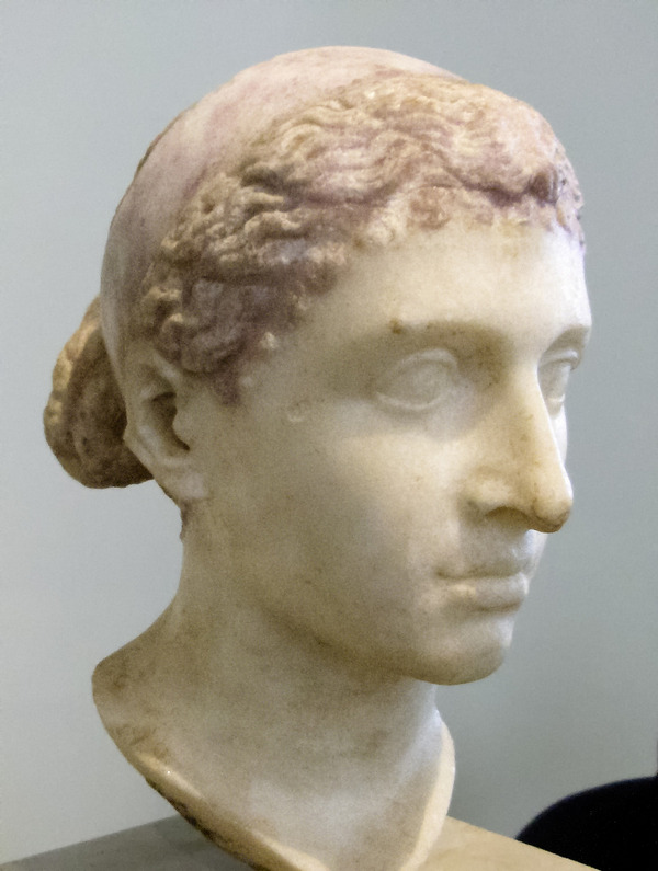 The bust believed to be of Cleopatra VII