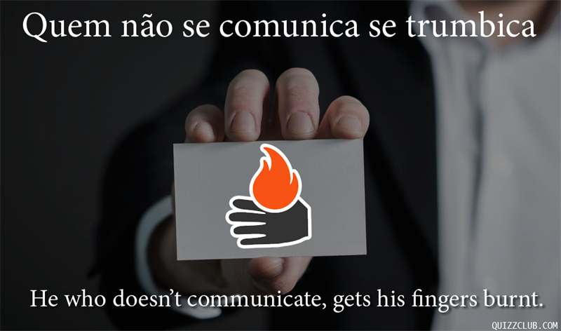 Culture Story: He who doesn’t communicate, gets his fingers burnt