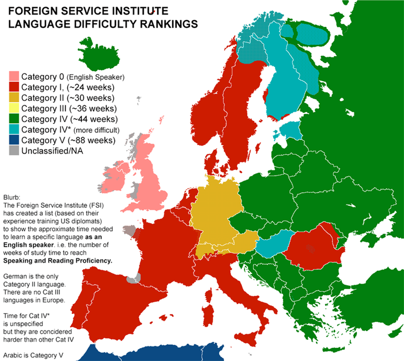 Reddit user Fummy presented it in a even simpler form of a map, where countries of the same category are colored same color: