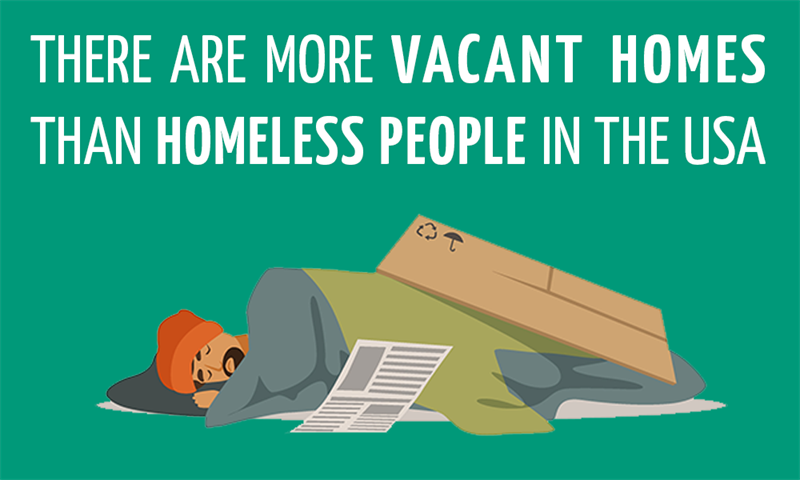 History Story: There are more vacant homes than homeless people in the USA