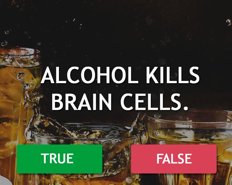 Science Story: Alcohol kills brain cells.