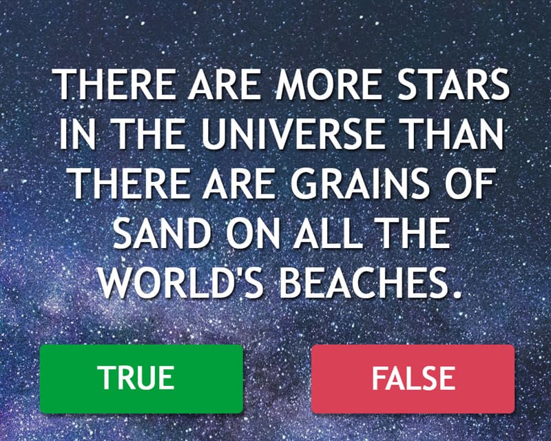 Science Story: There are more stars in the universe than there are grains of sand on all the world's beaches.