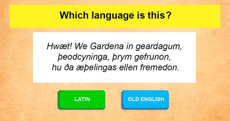 Culture Story: If the origin of most languages is Latin, what is the origin of Latin?
