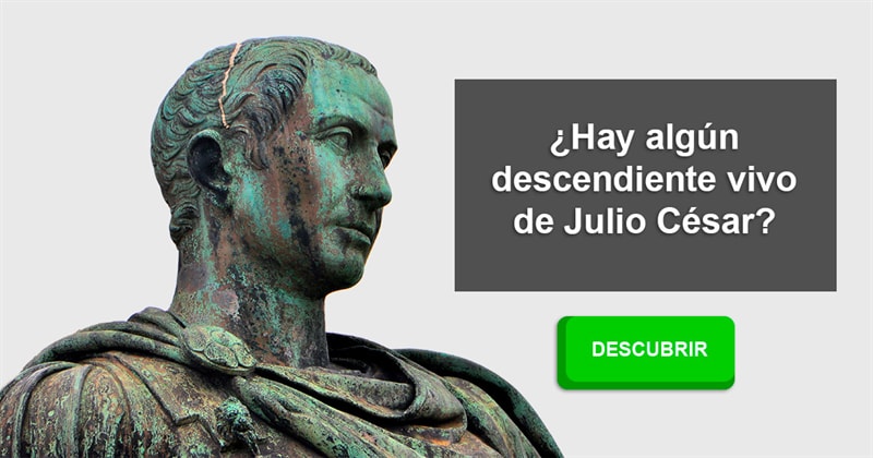 Historia Historia: ¿Hay algún descendiente vivo de Julio César?