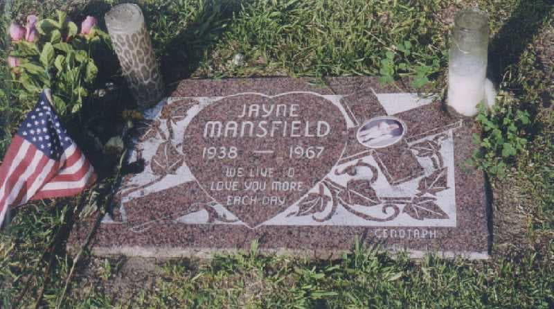 History Story: tragic death car crash facts about Jayne Mansfield biography old Hollywood
