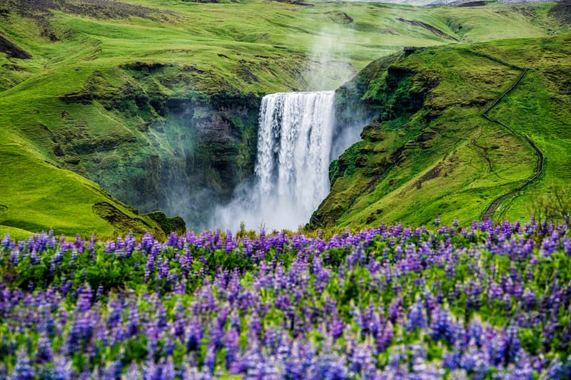 Geography Story: Skogafoss, Iceland facts about waterfalls most beautiful waterfalls in the world