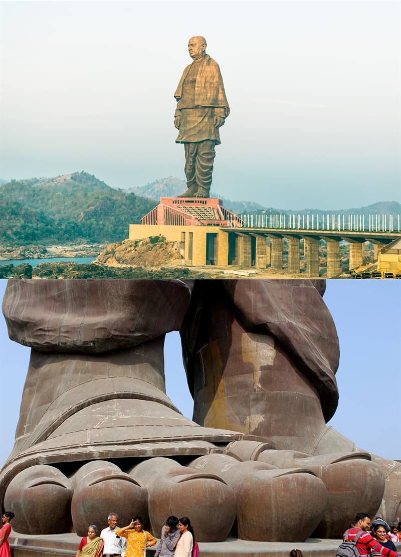 Culture Story: #1 Even the top of your head may not be taller than the feet of the world’s tallest statue. 