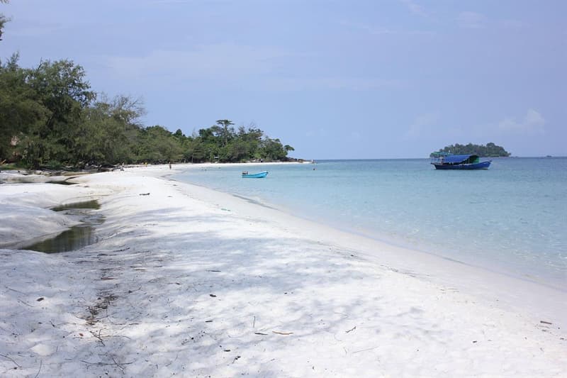 Geography Story: #1 Incredible white beach sands of the Koh Rong Island in Cambodia.