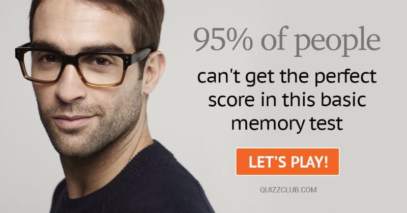 IQ Quiz Test: 95% Of People Can't Get The Perfect Score In This Basic Memory Test