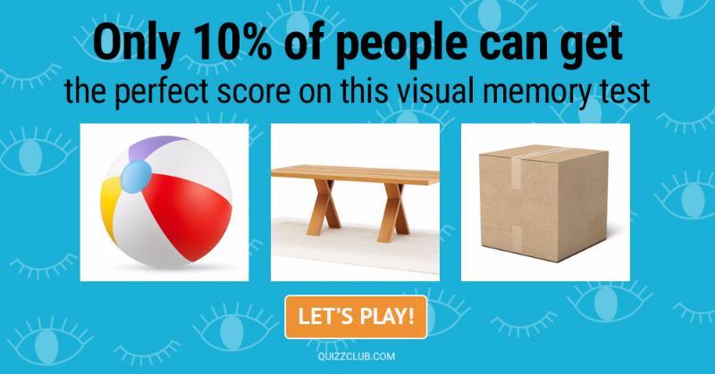IQ Quiz Test: Only 10% Of People Can Get The Perfect Score On This Visual Memory Test