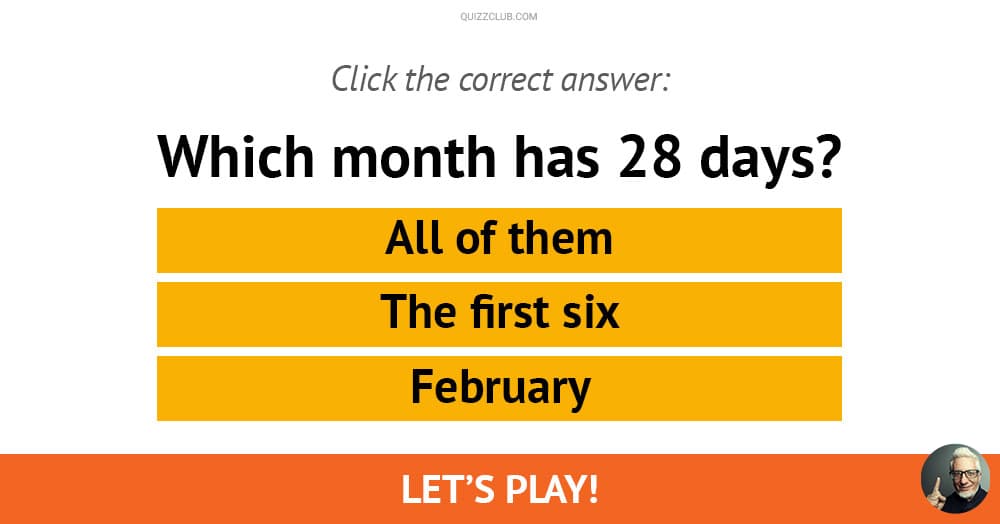 Can You Answer These 12 Tricky Trivia Quiz QuizzClub