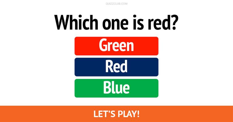 IQ Quiz Test: Will You Be Confused By This Tricky Color Test?