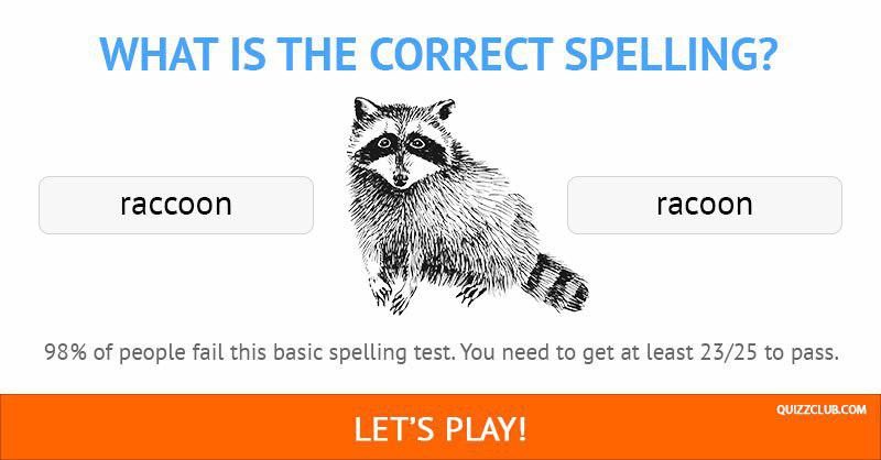 language Quiz Test: This Spelling Test Is Driving The Internet Wild