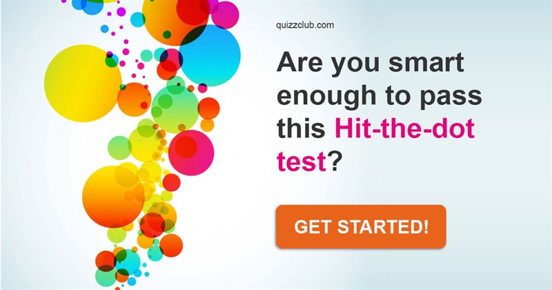 IQ Quiz Test: Are You Smart Enough To Pass This Hit-The-Dot Test?