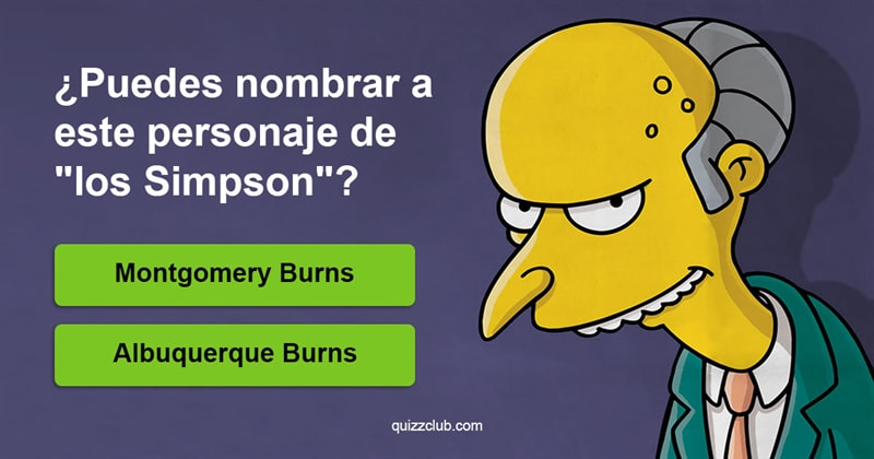 Cultura Quiz Test: ¿Puedes nombrar 66 personajes de "Los Simpsons"?