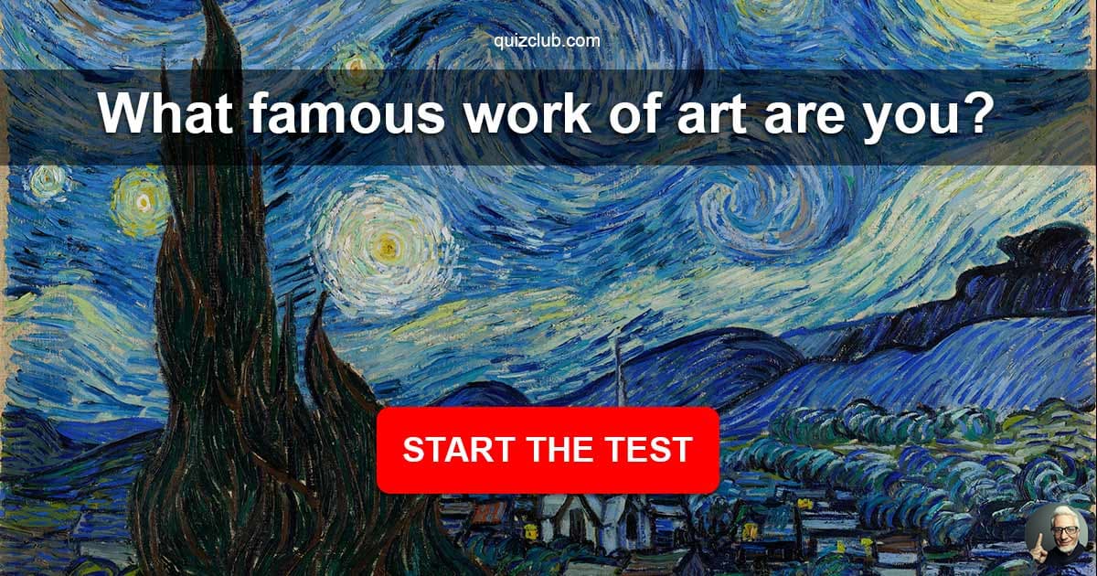 What Famous Work of Art Are You? Trivia Quiz