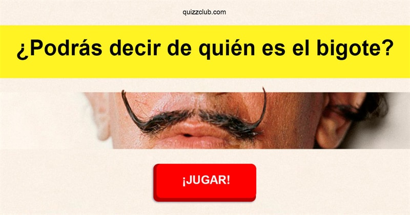 Películas Quiz Test: ¿Podrás decir de quién es el bigote?