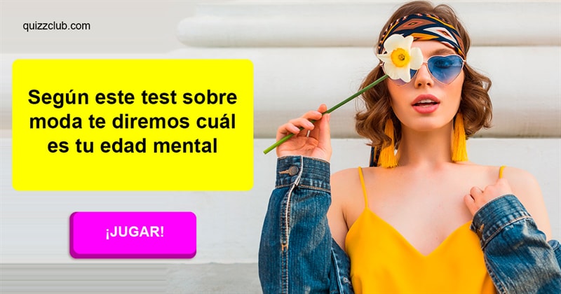 Cultura Quiz Test: Según este test sobre moda te diremos cuál es tu edad mental