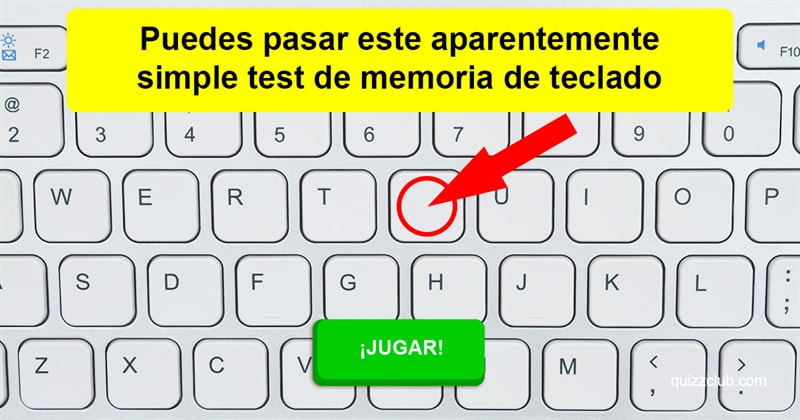 Memoria Quiz Test: Puedes pasar este aparentemente simple test de memoria de teclado