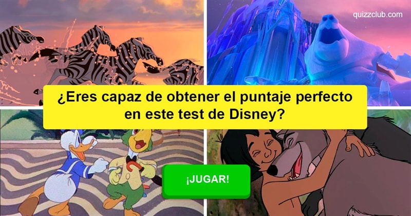 Películas Quiz Test: ¿Eres capaz de obtener el puntaje perfecto en este test de Disney?