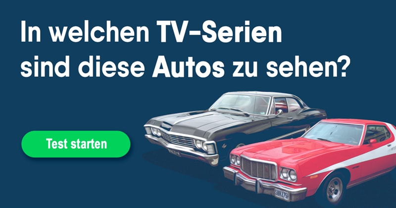 Film & Fernsehen Quiz-Test: Quiz: Berühmte Autos in TV-Serien