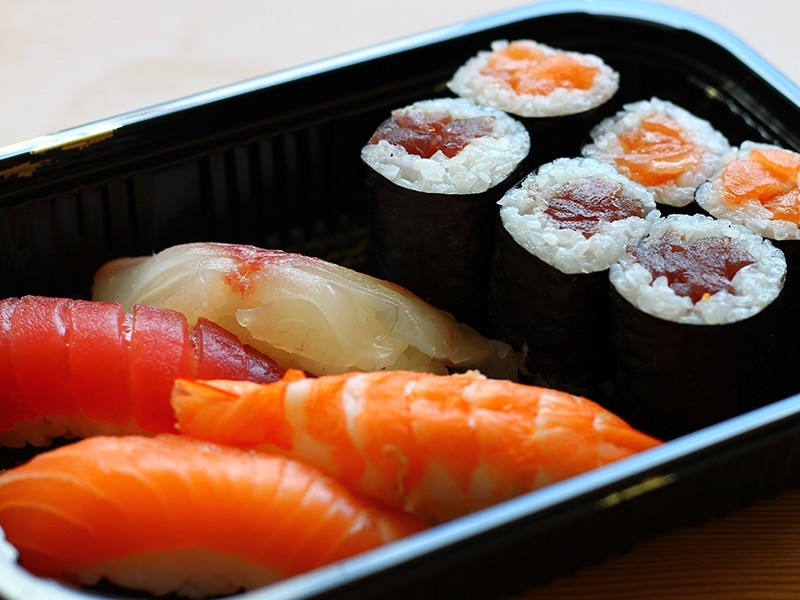 Culture Trivia Question: What is sushi traditionally wrapped in?