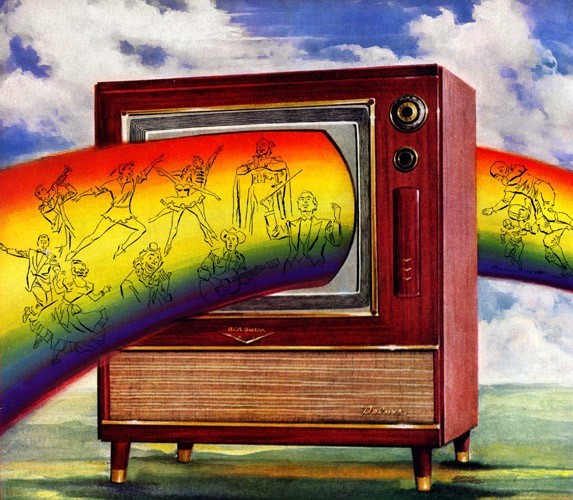 Movies & TV Trivia Question: What year did broadcast TV turn color?