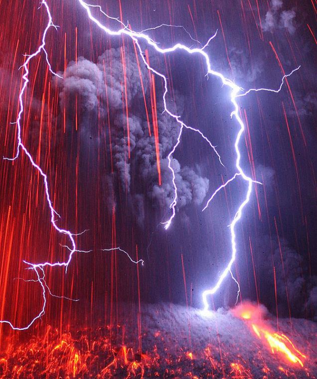 Science Trivia Question: Volcanoes trigger lightnings