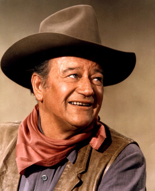 Culture Trivia Question: In what film did John Wayne receive his first leading film role?
