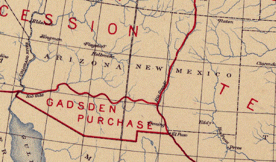 History Trivia Question: What year was the Gadsden Purchase made?