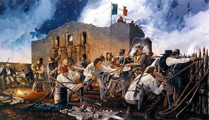 History Trivia Question: When was the battle of the Alamo, in Texas?