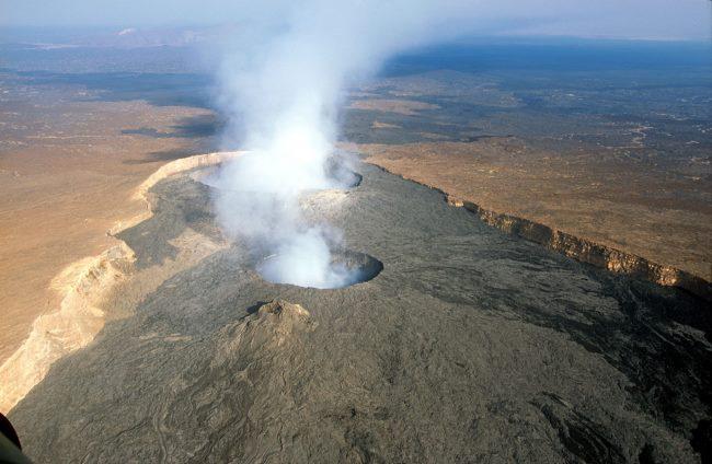 Geography Trivia Question: Where is the continuously active volcano known as Erta Ale located?
