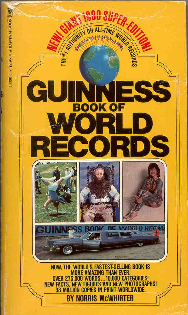 История Вопрос: Когда была выпущена первая книга рекордов Гиннесса?