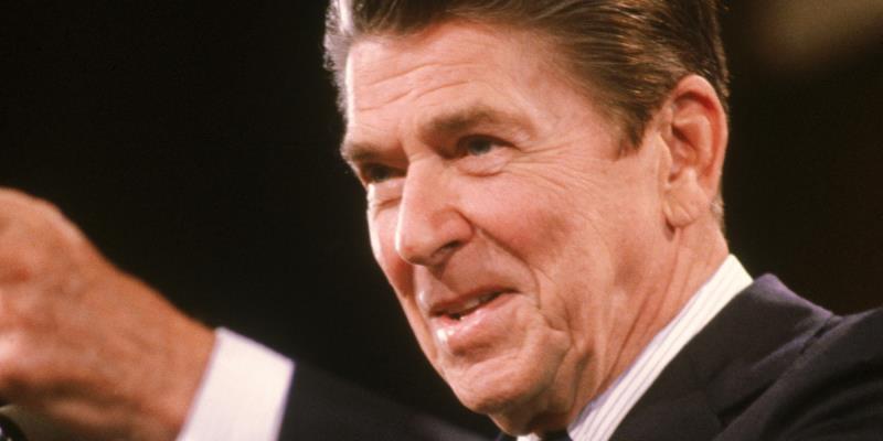 Society Trivia Question: Which former president did Ronald Reagan campaign for during the State of California's governor race?