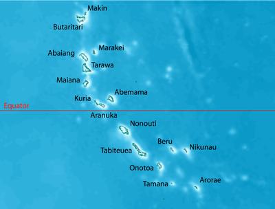 Geography Trivia Question: Gilbert Islands are situated in which Ocean?