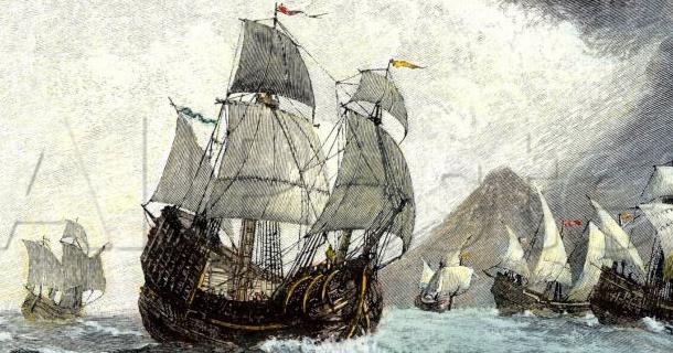 History Trivia Question: How many of Magellan's ships actually made it back to Spain after sailing around the globe?