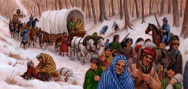 History Trivia Question: Andrew Jackson's controversial Indian Removal Act paved the way for The Trail of Tears. It was estimated that many died from hunger, exposure and disease. What would that estimated number be?