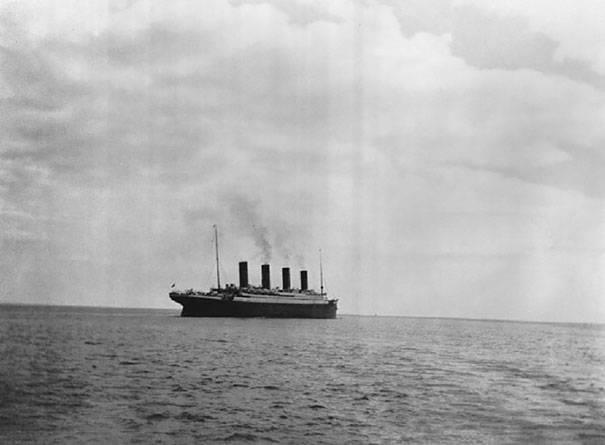 History Trivia Question: From which port has this ship just departed? (April 11, 1912)
