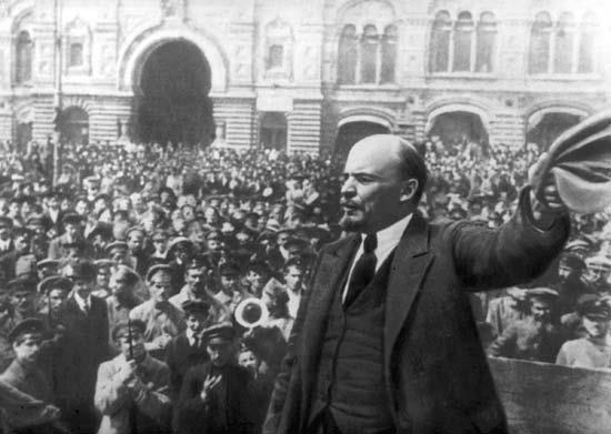 History Trivia Question: The October Revolution in Russia occurred on