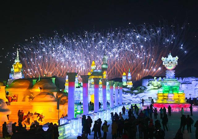 Geography Trivia Question: Which Chinese city hosts a famous festival of ice and snow sculpture?