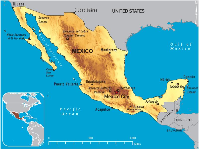 Geography Trivia Question: How many Mexican states border the US?