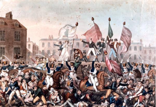 History Trivia Question: When did the Peterloo Massacre occur?