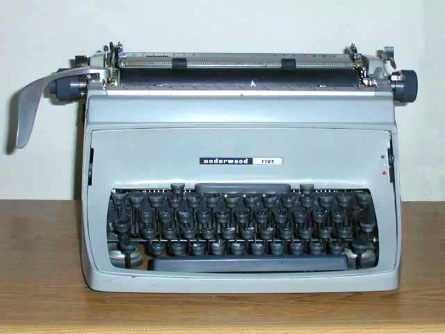 History Trivia Question: When was the first lettered machine - like "typewriter" invented and by whom?